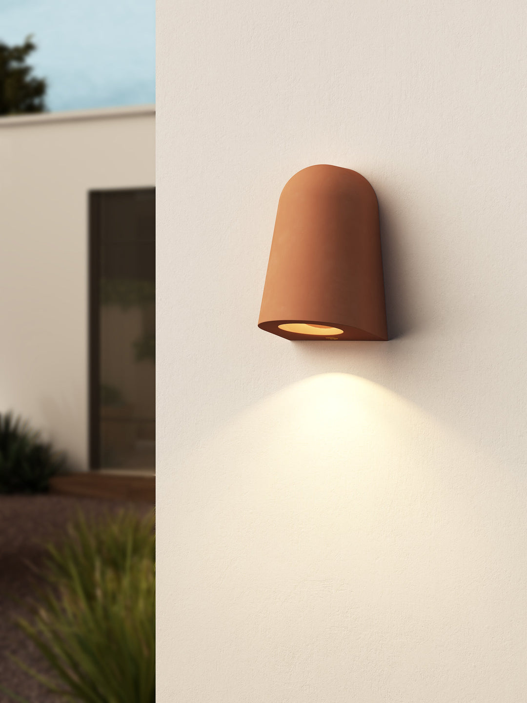 Astro 1317029 Mast Outdoor Wall Light Terracotta Concrete