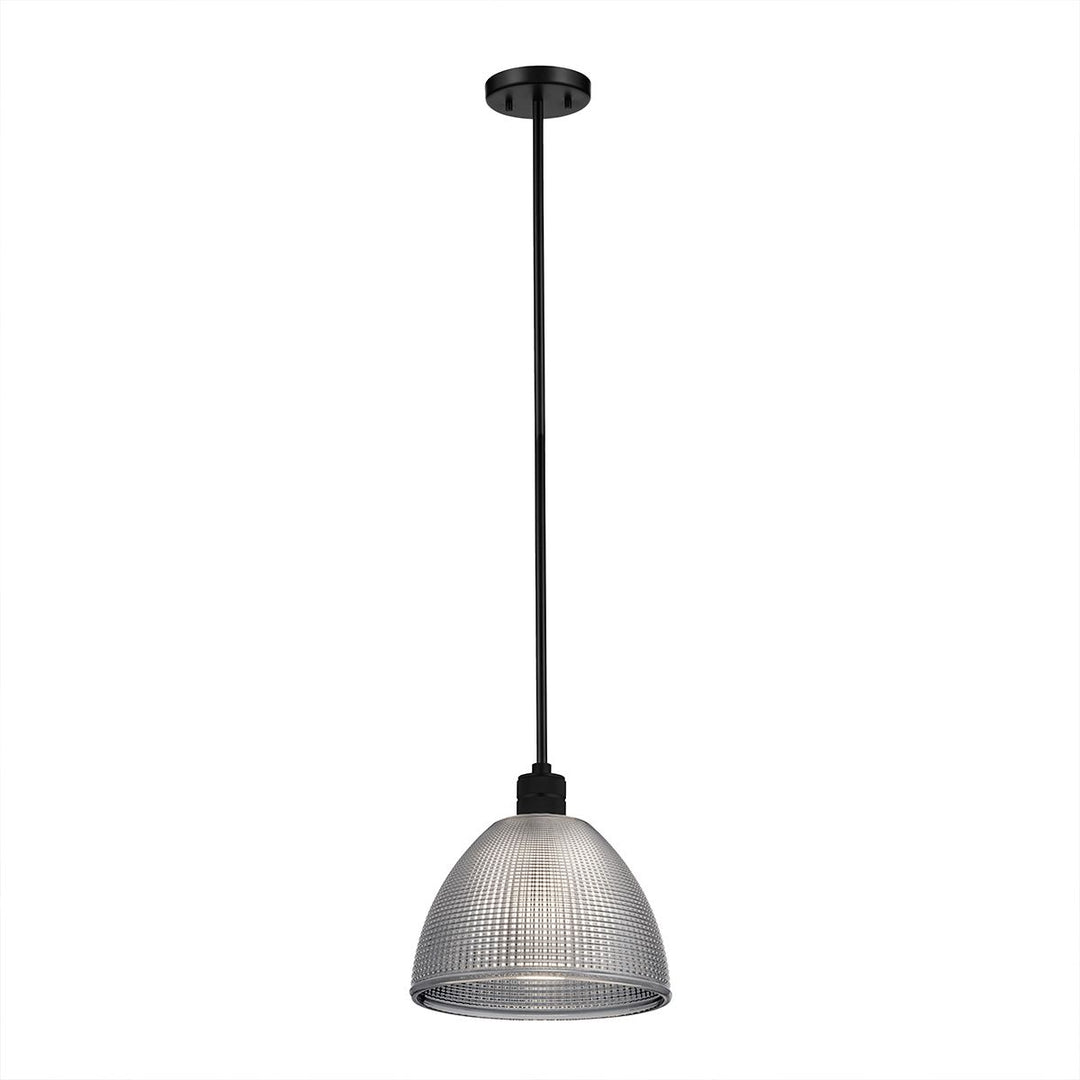 Elstead ELS-HAMPSTEAD-P-BLK 1 Light Hampstead Duo-Mount Pendant Black