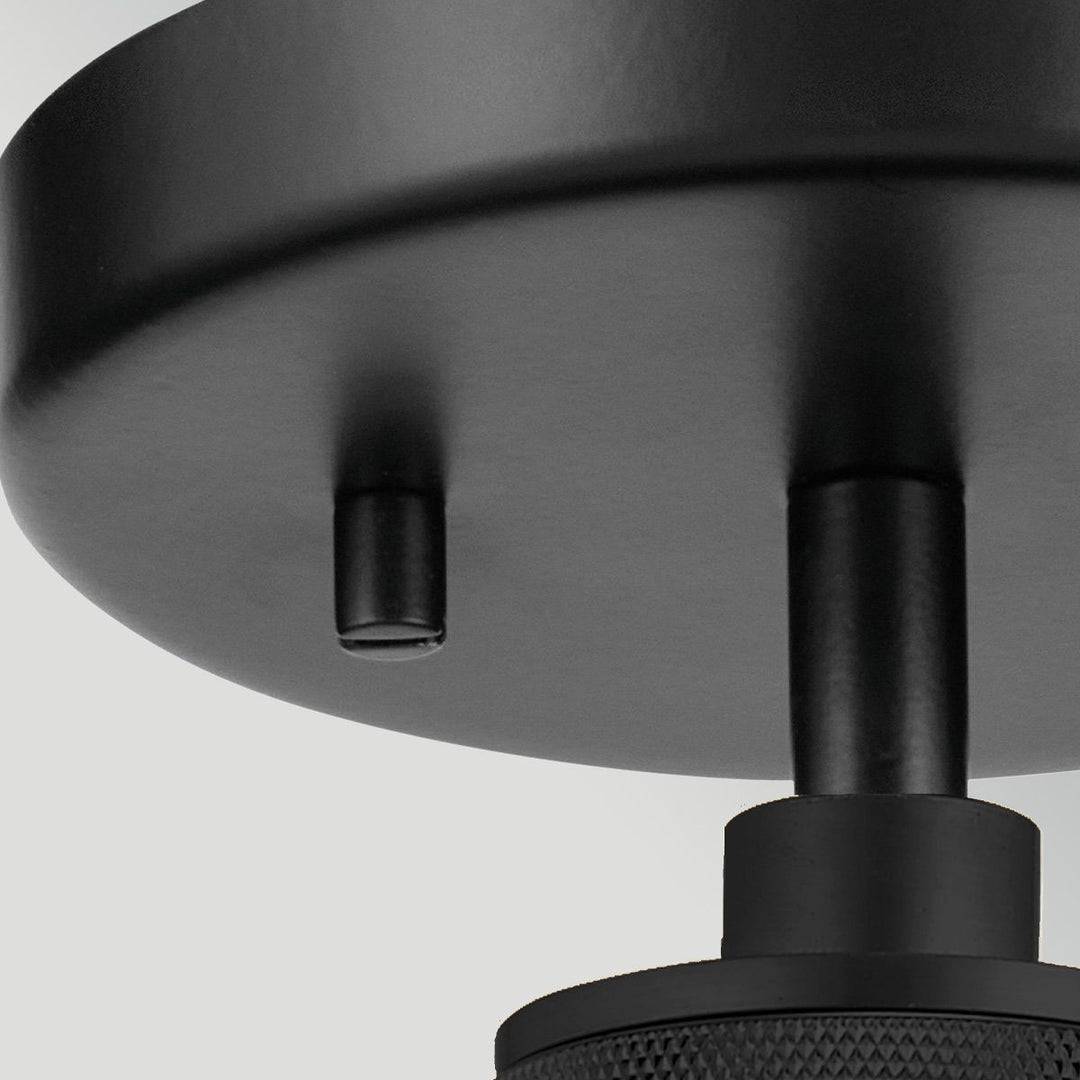 Elstead ELS-HAMPSTEAD-P-BLK 1 Light Hampstead Duo-Mount Pendant Black