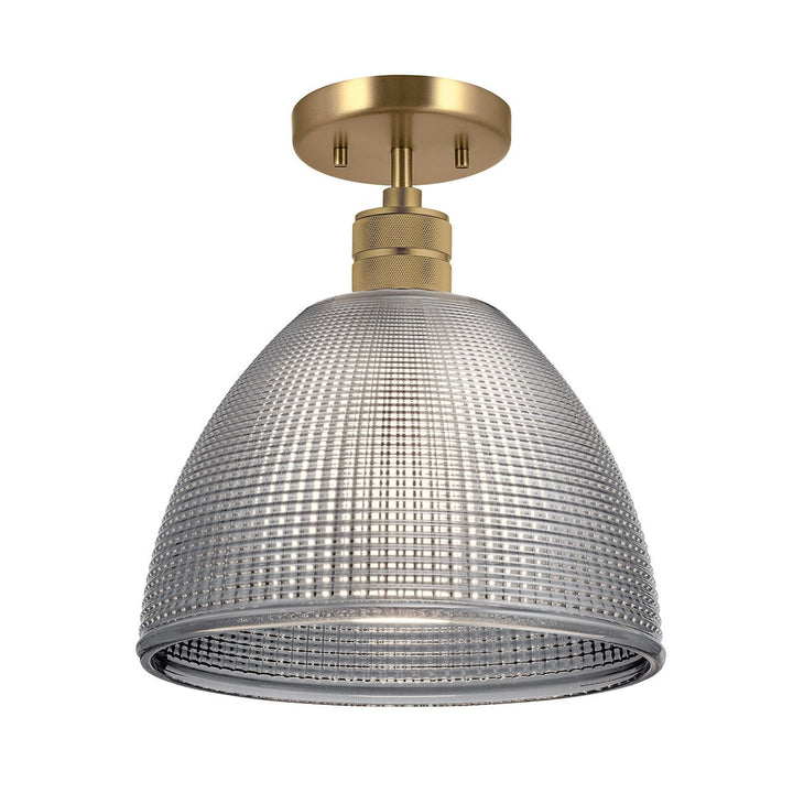 Elstead ELS-HAMPSTEAD-P-PNBR 1 Light Hampstead Duo-Mount Pendant Painted Natural Brass