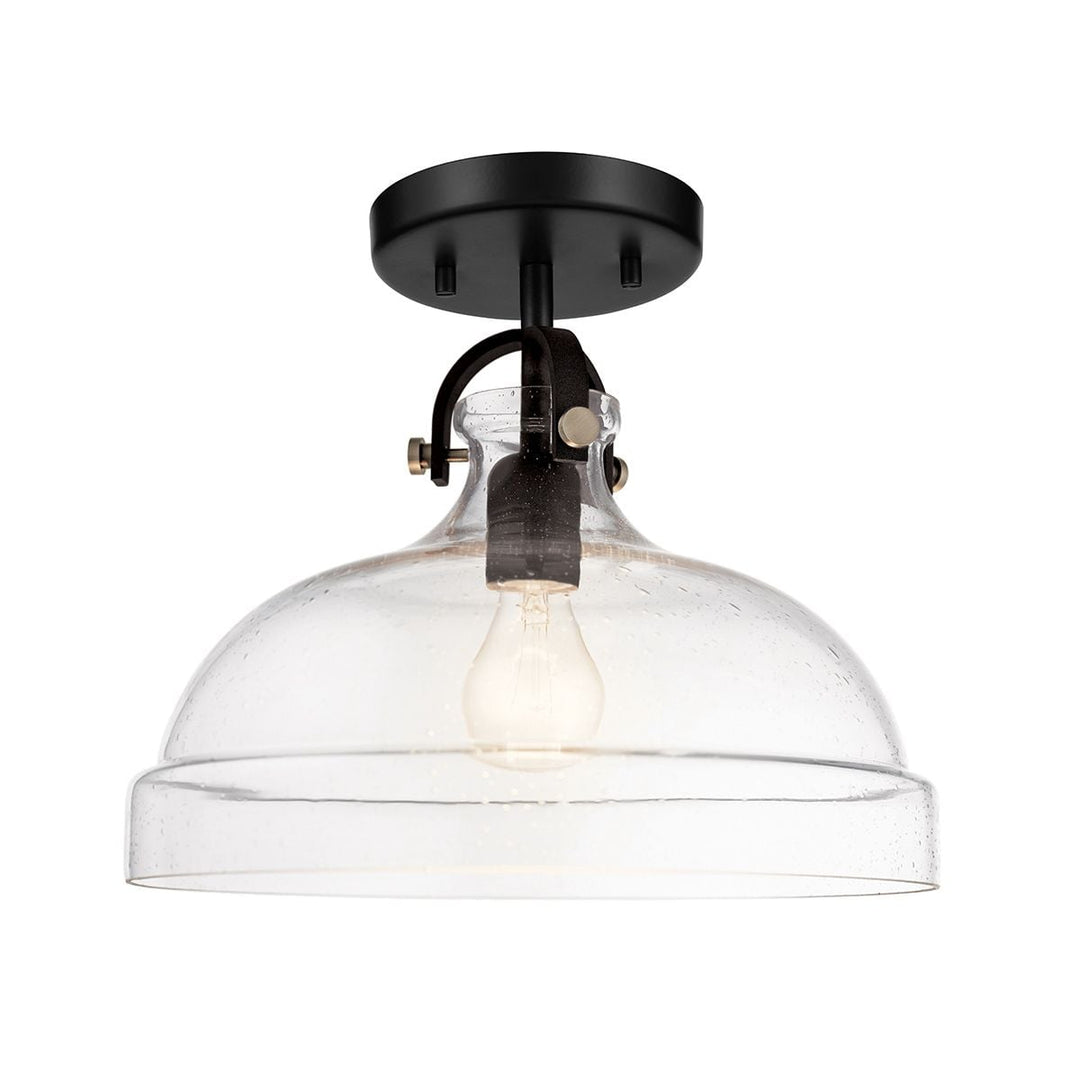 Elstead ELS-HAMPTON-P-GR 1 Light Hampton Duo-Mount Pendant Graphite