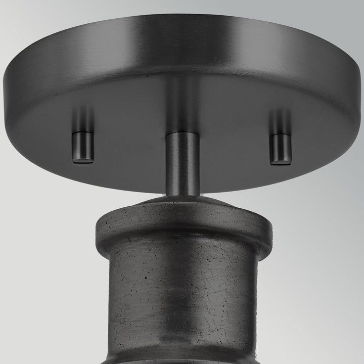 Elstead ELS-NOTTINGHILL-P-GR 1 Light Notting Hill Duo-Mount Pendant Graphite