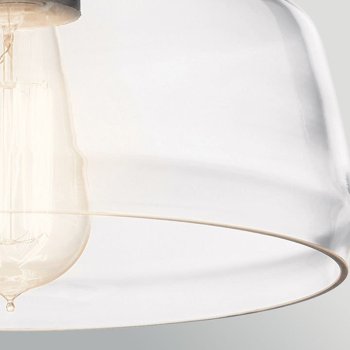 Elstead ELS-NOTTINGHILL-P-GR 1 Light Notting Hill Duo-Mount Pendant Graphite