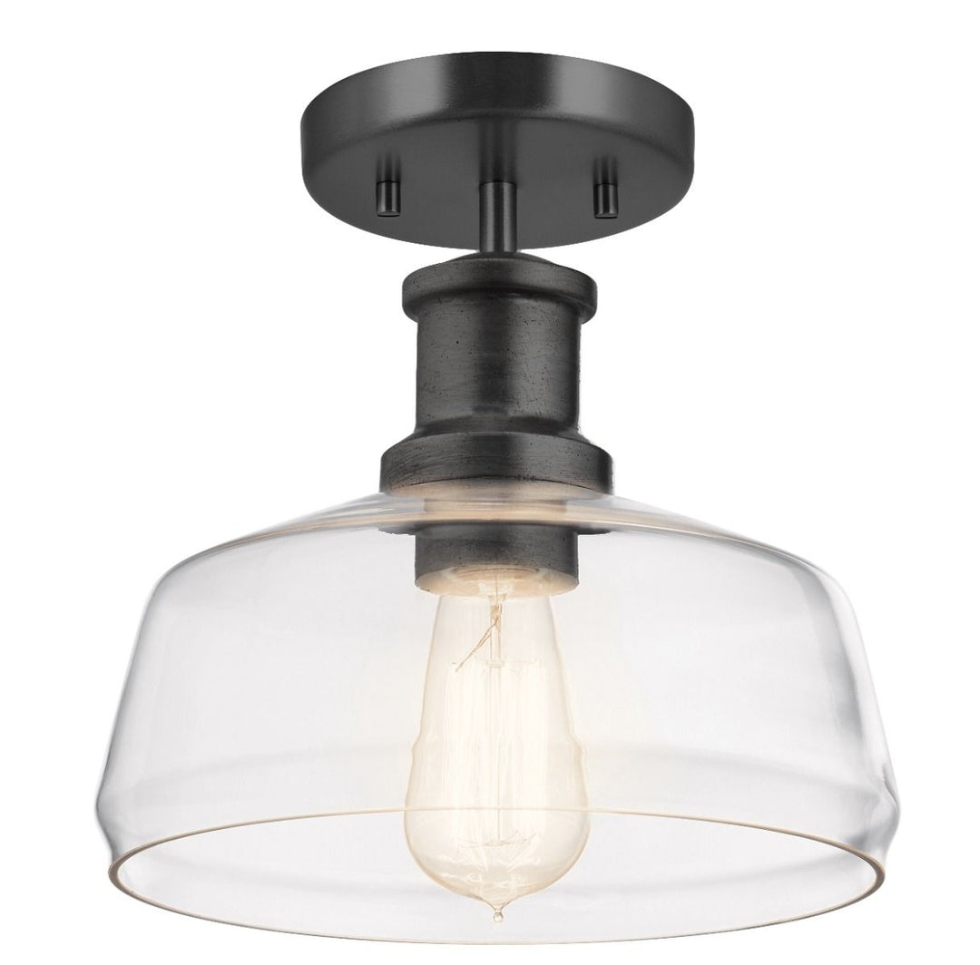 Elstead ELS-NOTTINGHILL-P-GR 1 Light Notting Hill Duo-Mount Pendant Graphite