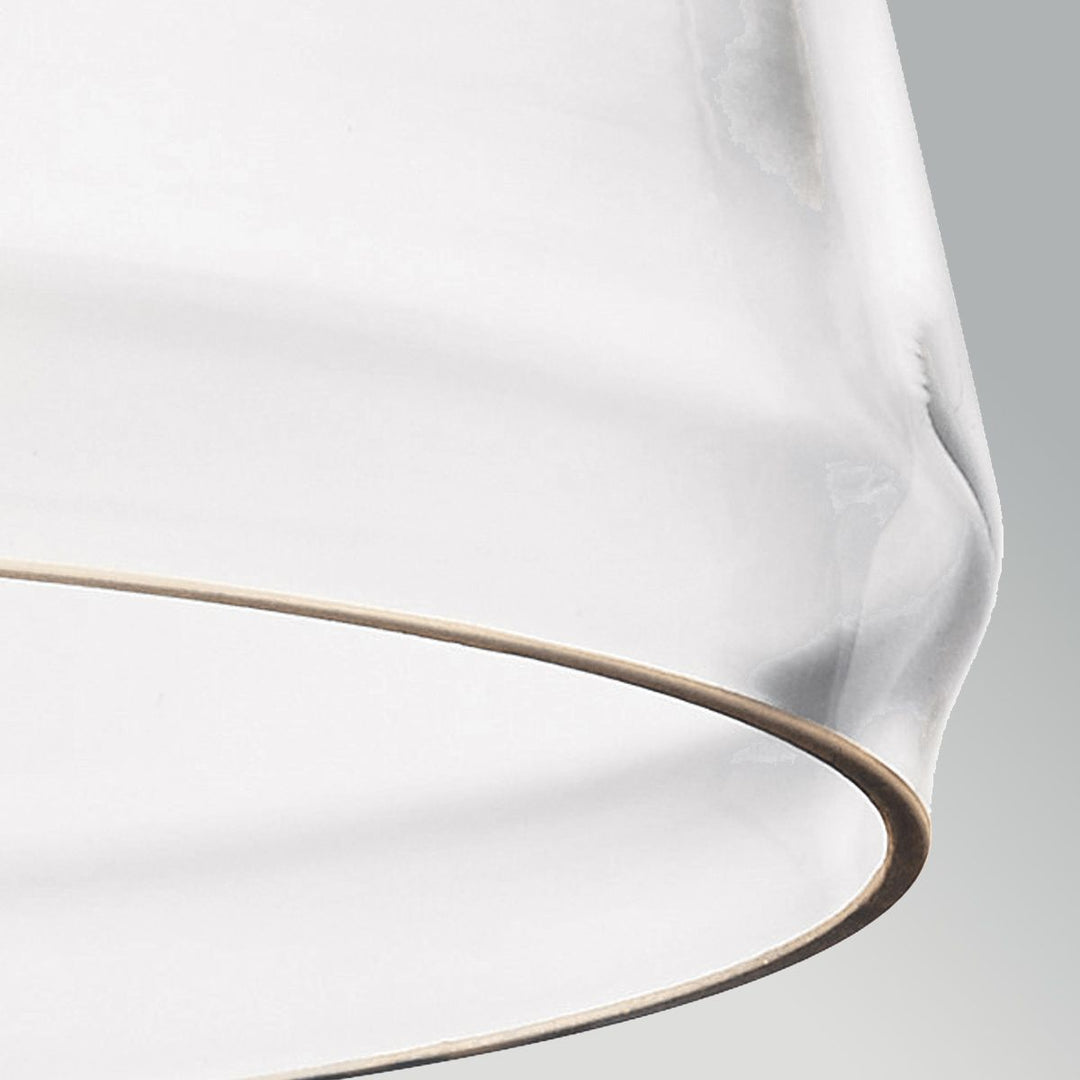 Elstead ELS-NOTTINGHILL-P-PNBR 1 Light Notting Hill Duo-Mount Pendant Painted Natural Brass