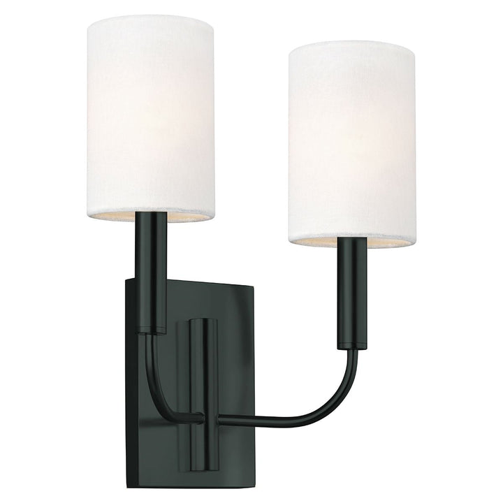 Generation Lighting FE-BRIANNA2-BK Brianna 2 Light Wall Light Black