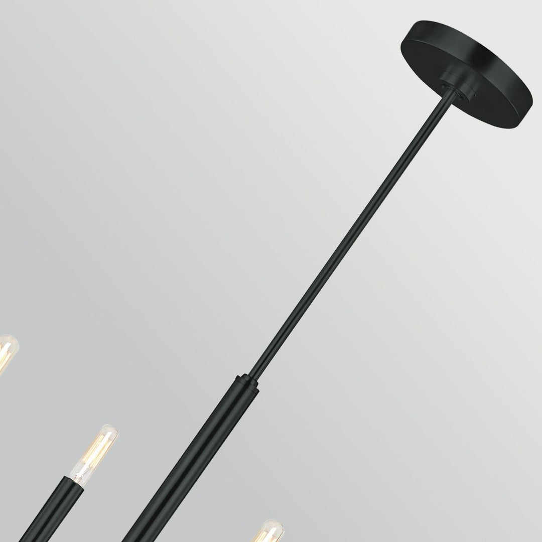 Generation Lighting FE-BRIANNA6-BK Brianna 6 Light Chandelier Black