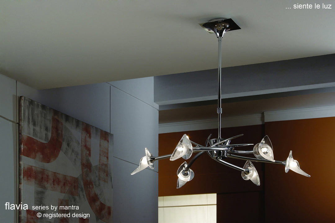 Mantra M0301BC Flavia 6 Light Black Chrome