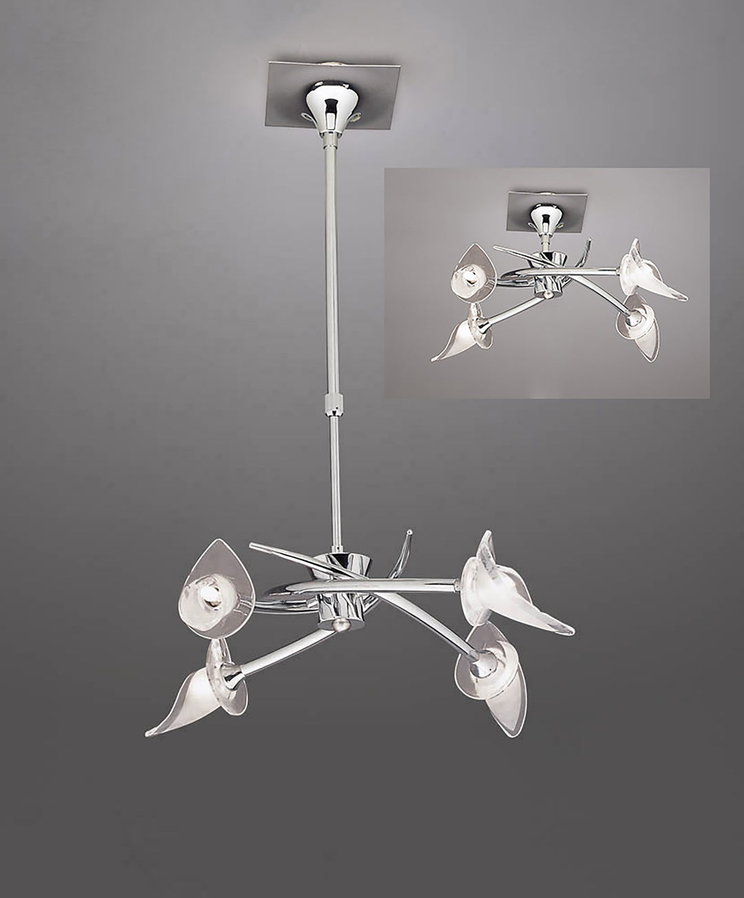 Mantra M0302 Flavia 4 Light Chrome