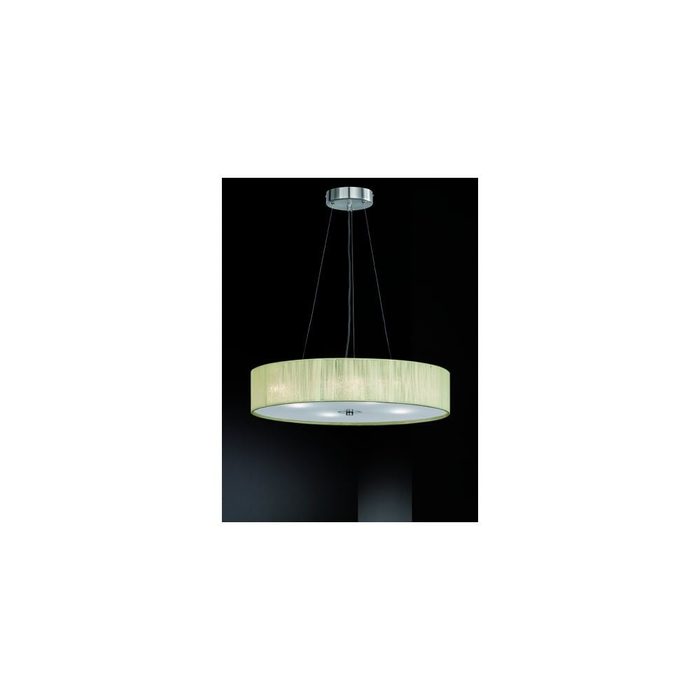 Franklite FL2342/4 Desire 4 Light Pendant Satin Nickel (SD)
