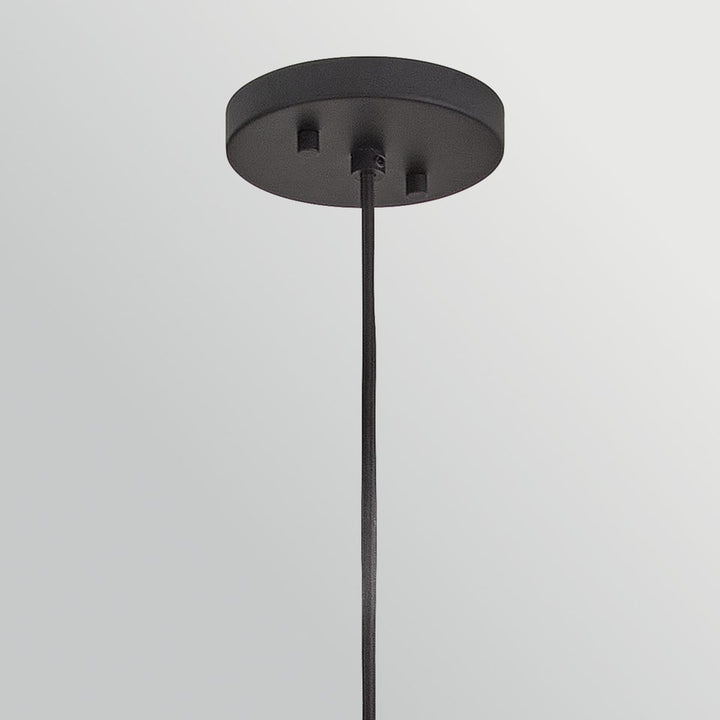 Hinkley HK-ARLEN-P2-L-BK Arlen 1 Light X-Large Outdoor Pendant Black &amp; Rattan