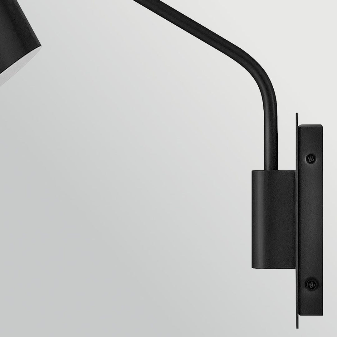Hinkley HK-BRAY-1WB-BK Bray 1 Light Wall Light Black