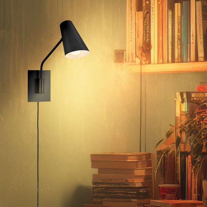 Hinkley HK-BRAY-1WB-BK Bray 1 Light Wall Light Black