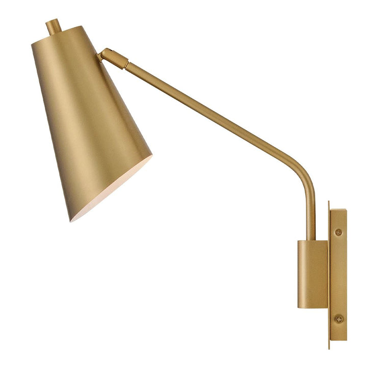 Hinkley HK-BRAY-1WB-LCB Bray 1 Light Wall Light Laquered Brass