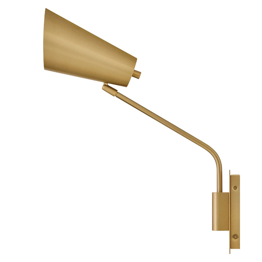 Hinkley HK-BRAY-1WB-LCB Bray 1 Light Wall Light Laquered Brass