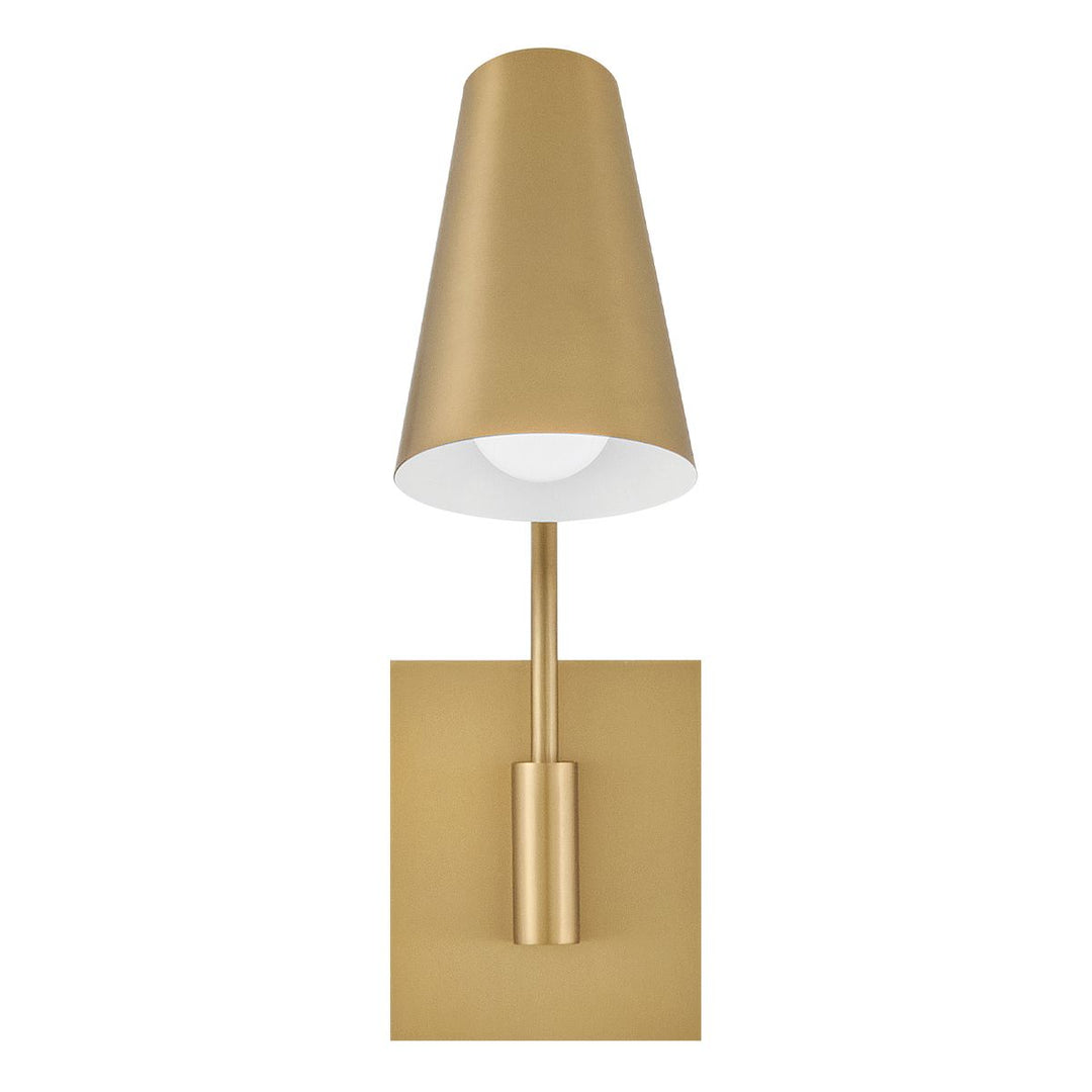 Hinkley HK-BRAY-1WB-LCB Bray 1 Light Wall Light Laquered Brass