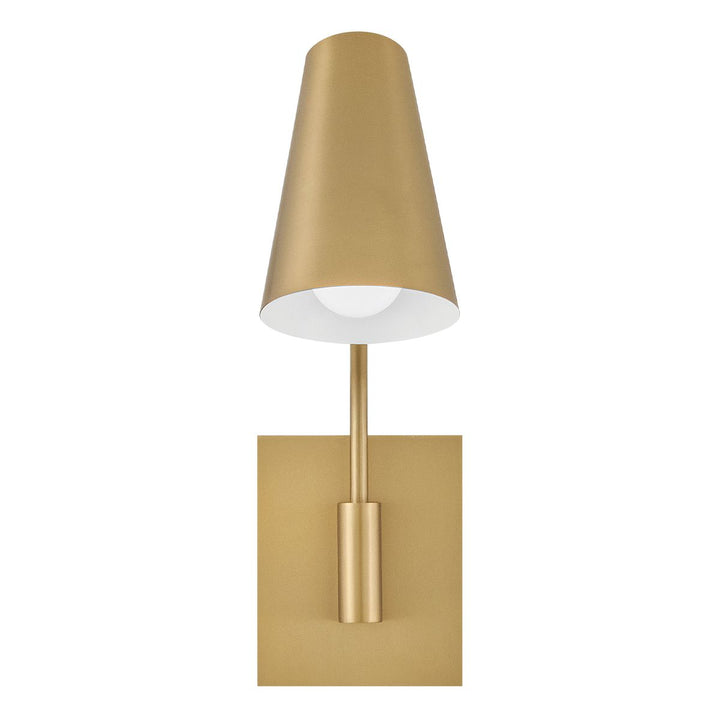 Hinkley HK-BRAY-1WB-LCB Bray 1 Light Wall Light Laquered Brass
