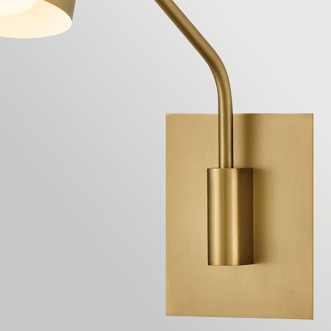 Hinkley HK-BRAY-1WB-LCB Bray 1 Light Wall Light Laquered Brass