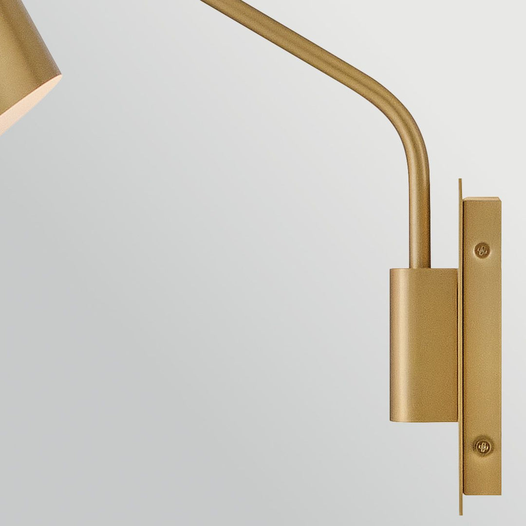 Hinkley HK-BRAY-1WB-LCB Bray 1 Light Wall Light Laquered Brass