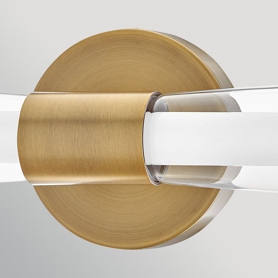 Hinkley HK-ELIN-LED-WB2-LCB Elin LED  Bathroom Wall Light  Lacquered Brass