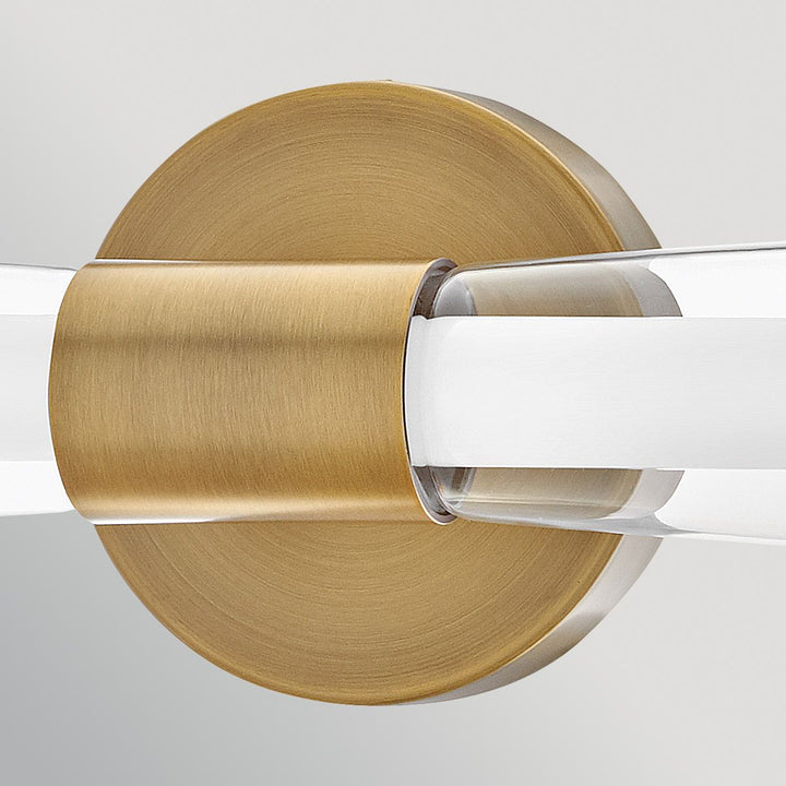 Hinkley HK-ELIN-LED-WB2-LCB Elin LED  Bathroom Wall Light  Lacquered Brass