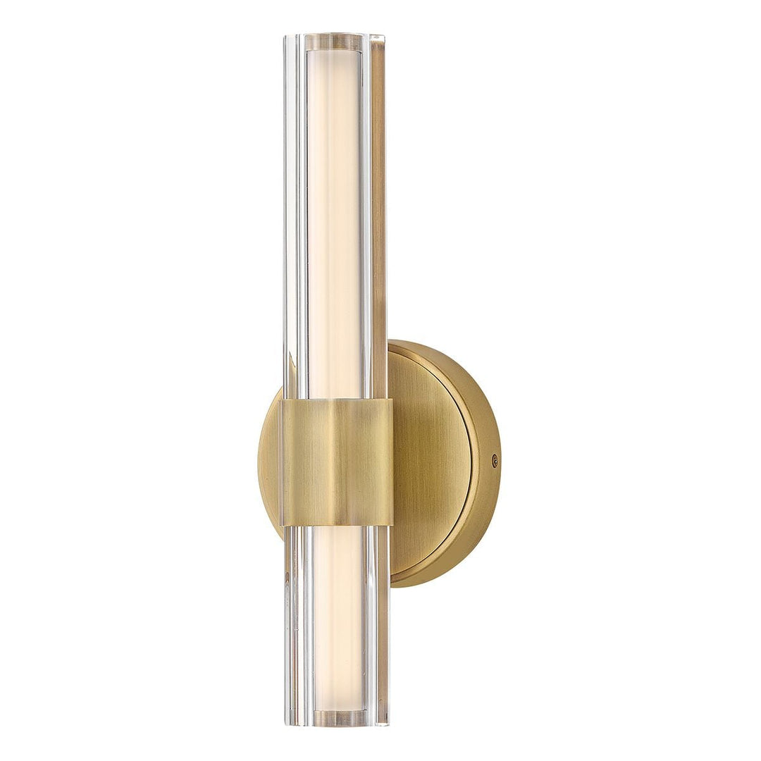 Hinkley HK-GEORGETTE-LED1-LCB Georgette Small LED  Bathroom Wall Light  Laquered Brass