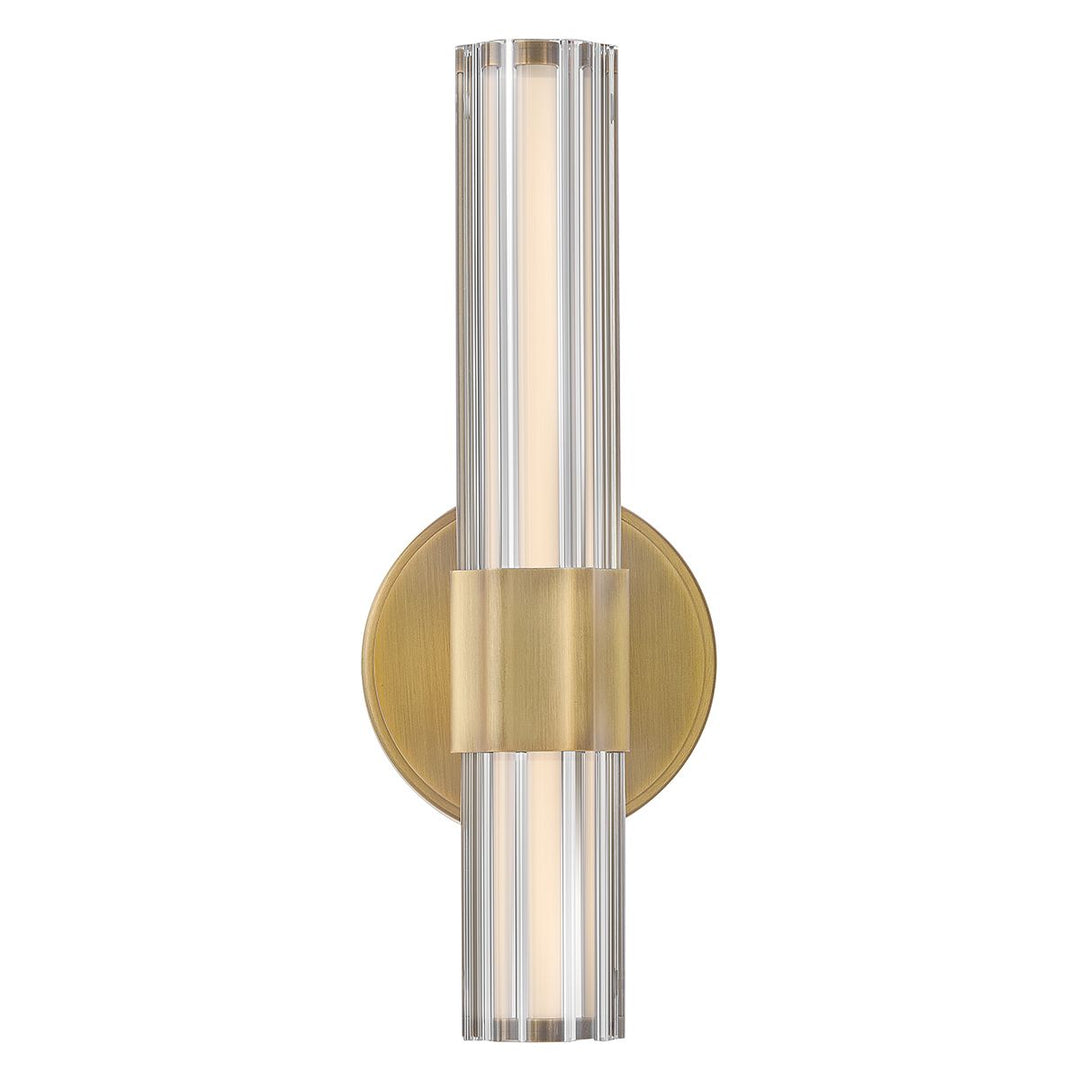 Hinkley HK-GEORGETTE-LED1-LCB Georgette Small LED  Bathroom Wall Light  Laquered Brass