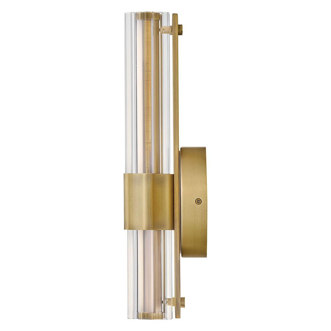 Hinkley HK-GEORGETTE-LED1-LCB Georgette Small LED  Bathroom Wall Light  Laquered Brass