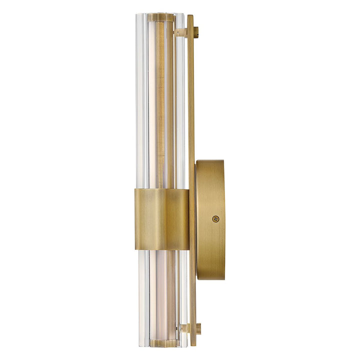 Hinkley HK-GEORGETTE-LED1-LCB Georgette Small LED  Bathroom Wall Light  Laquered Brass
