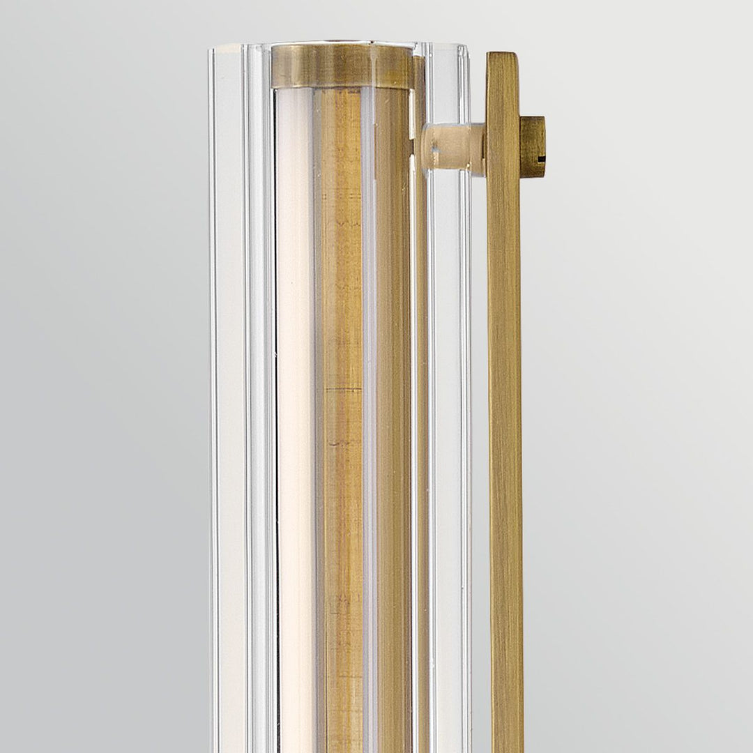 Hinkley HK-GEORGETTE-LED1-LCB Georgette Small LED  Bathroom Wall Light  Laquered Brass