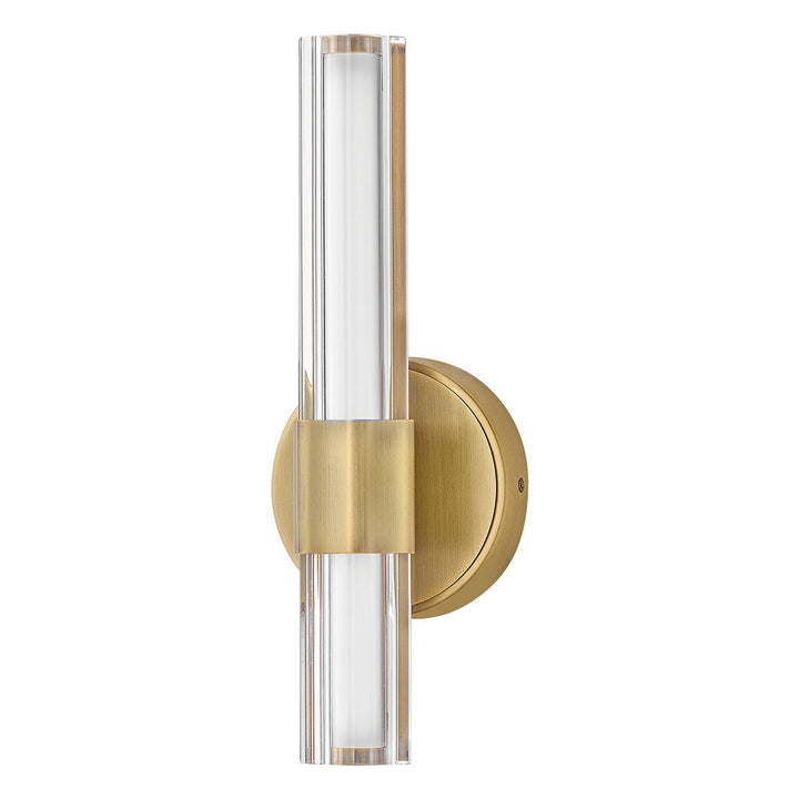 Hinkley HK-GEORGETTE-LED1-LCB Georgette Small LED  Bathroom Wall Light  Laquered Brass