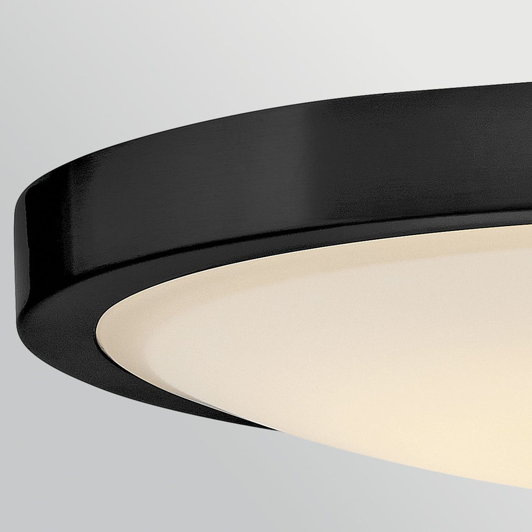 Hinkley HK-KIERAN-LED-SF-BK-LCB Kieran LED Semi-Flush Black &amp; Brass