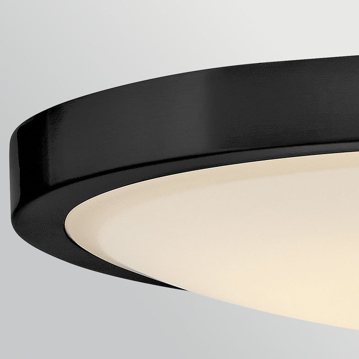 Hinkley HK-KIERAN-LED-SF-BK-LCB Kieran LED Semi-Flush Black &amp; Brass