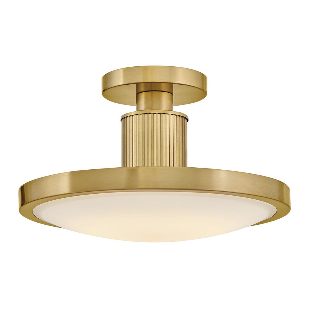 Hinkley HK-KIERAN-LED-SF-LCB Kieran LED Semi-Flush Laquered Brass