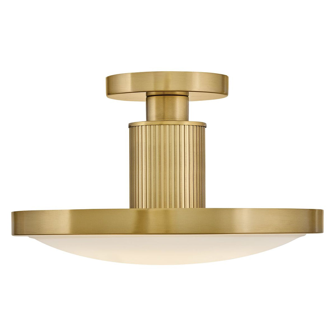 Hinkley HK-KIERAN-LED-SF-LCB Kieran LED Semi-Flush Laquered Brass