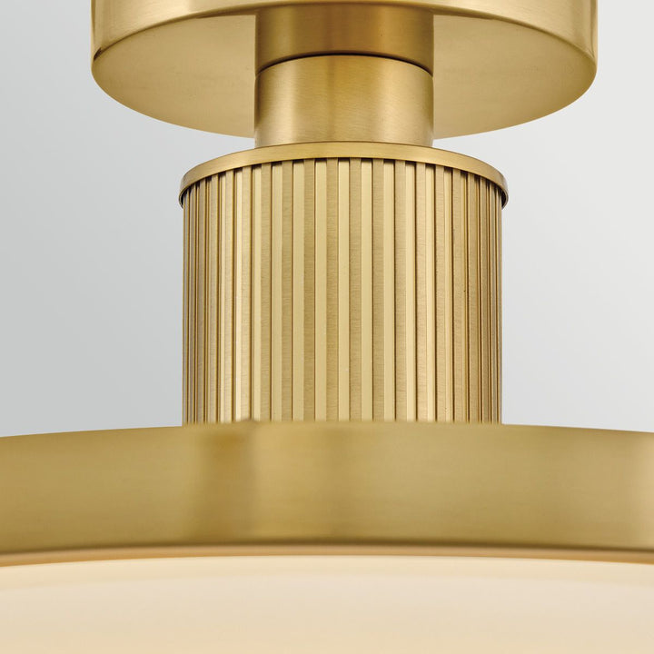Hinkley HK-KIERAN-LED-SF-LCB Kieran LED Semi-Flush Laquered Brass