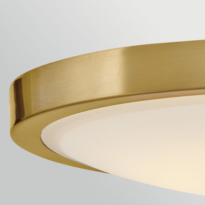 Hinkley HK-KIERAN-LED-SF-LCB Kieran LED Semi-Flush Laquered Brass