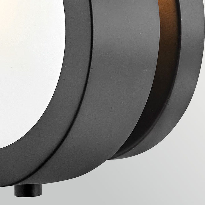 Hinkley HK-MERCER-S-BK Mercer 1 Light Small Wall Light Matte Black