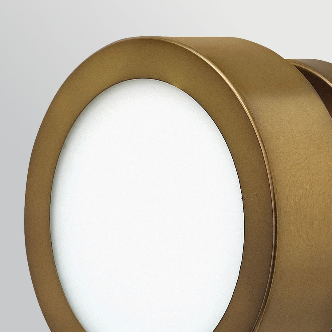 Hinkley HK-MERCER-S-HB Mercer 1 Light Small Wall Light Heritage Brass