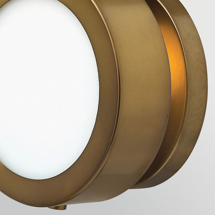 Hinkley HK-MERCER-S-HB Mercer 1 Light Small Wall Light Heritage Brass