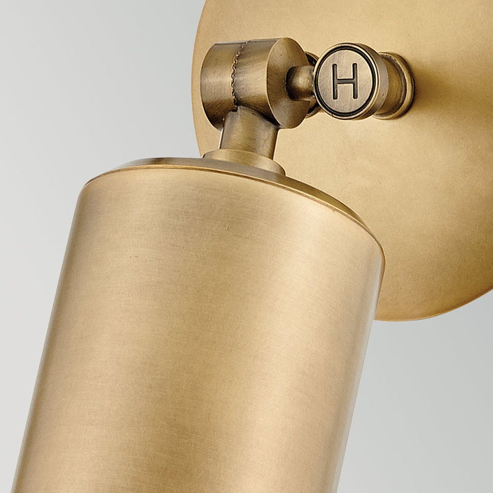 Hinkley HK-PRATT-1LT-SPOT-HB Pratt 1 Light Outdoor  Spot Light Heritage Brass