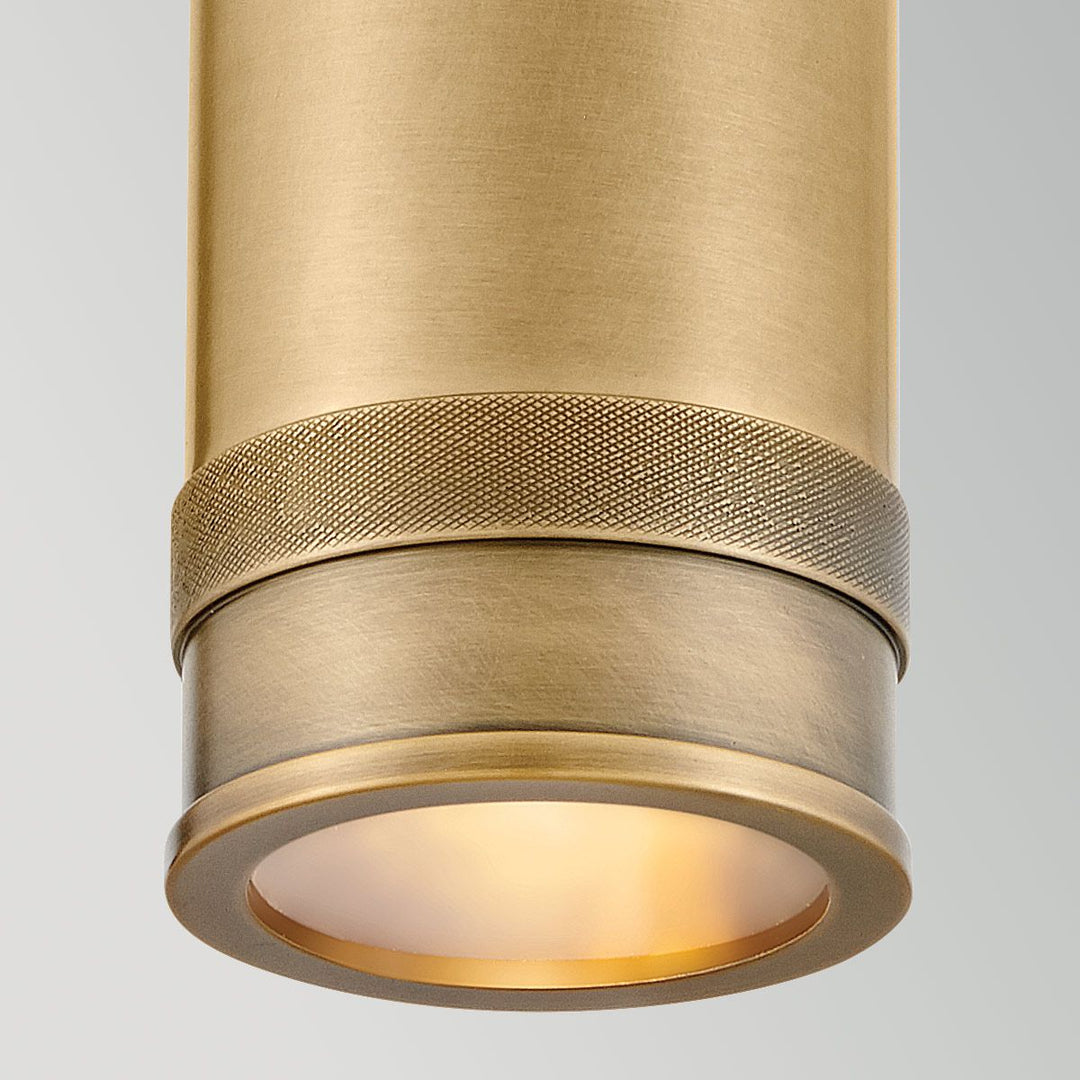 Hinkley HK-PRATT-1LT-SPOT-HB Pratt 1 Light Outdoor  Spot Light Heritage Brass