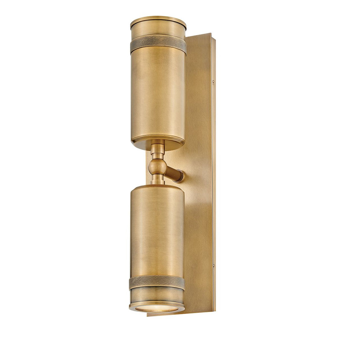 Hinkley HK-PRATT-2LT-SPOT-HB Pratt 2 Light Up/Down  Outdoor Spot Light Heritage Brass