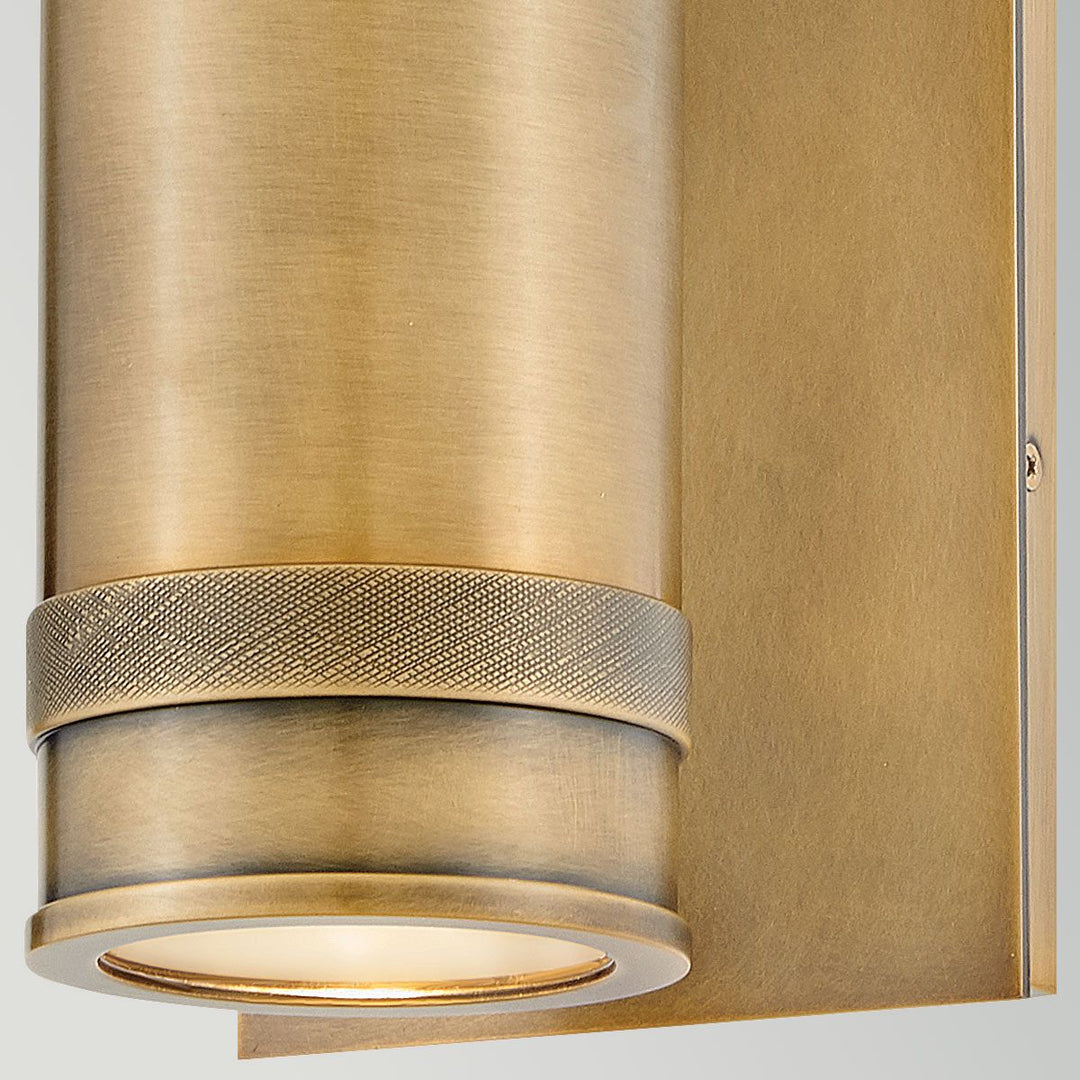 Hinkley HK-PRATT-2LT-SPOT-HB Pratt 2 Light Up/Down  Outdoor Spot Light Heritage Brass