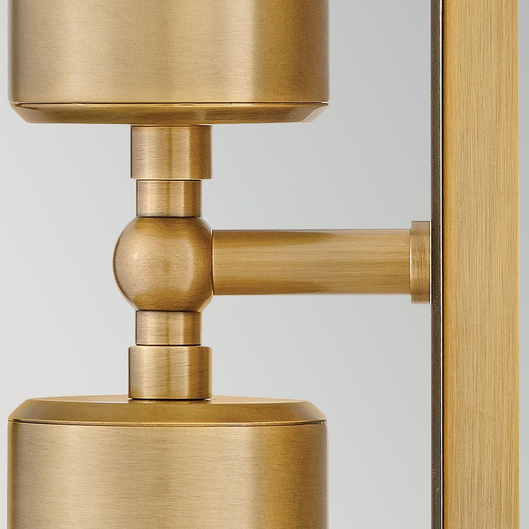 Hinkley HK-PRATT-2LT-SPOT-HB Pratt 2 Light Up/Down  Outdoor Spot Light Heritage Brass