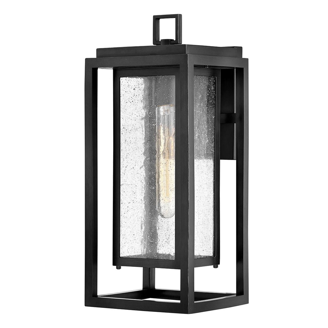 Hinkley HK-REPUBLIC-M-BK Republic 1 Light Medium  Outdoor Lantern Black