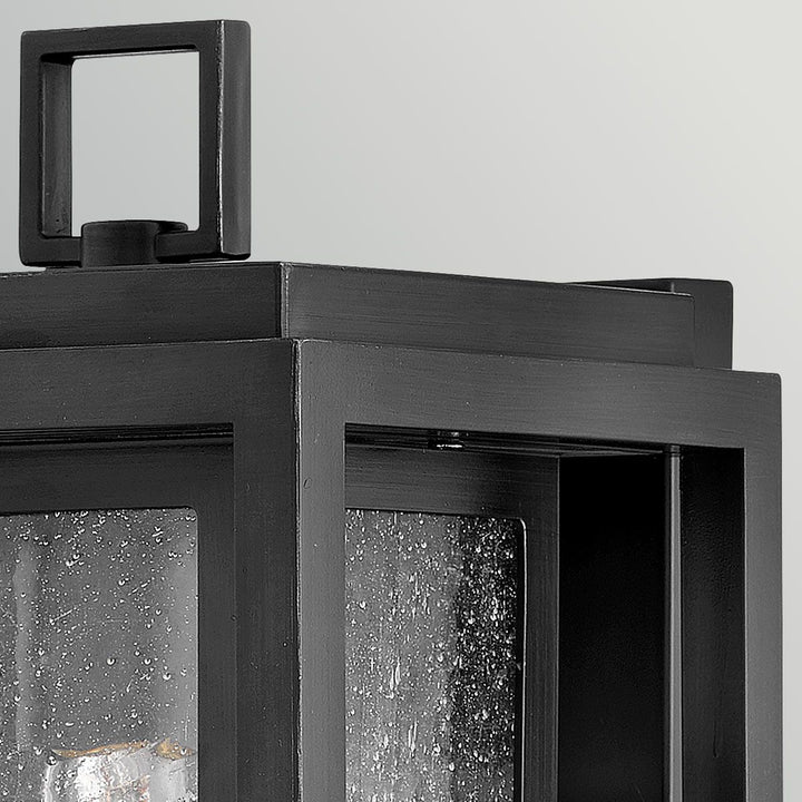 Hinkley HK-REPUBLIC-M-BK Republic 1 Light Medium  Outdoor Lantern Black