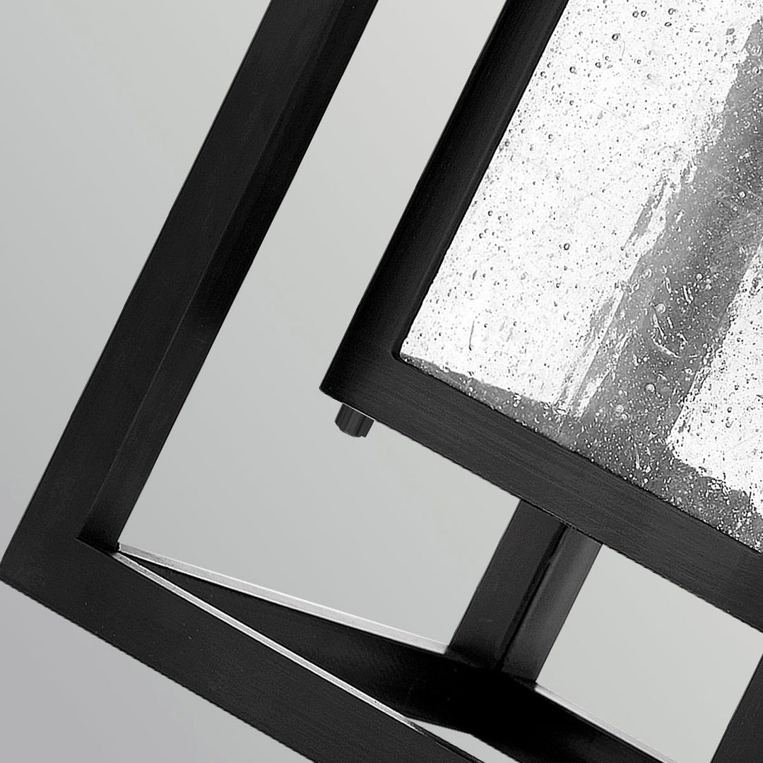 Hinkley HK-REPUBLIC-M-BK Republic 1 Light Medium  Outdoor Lantern Black