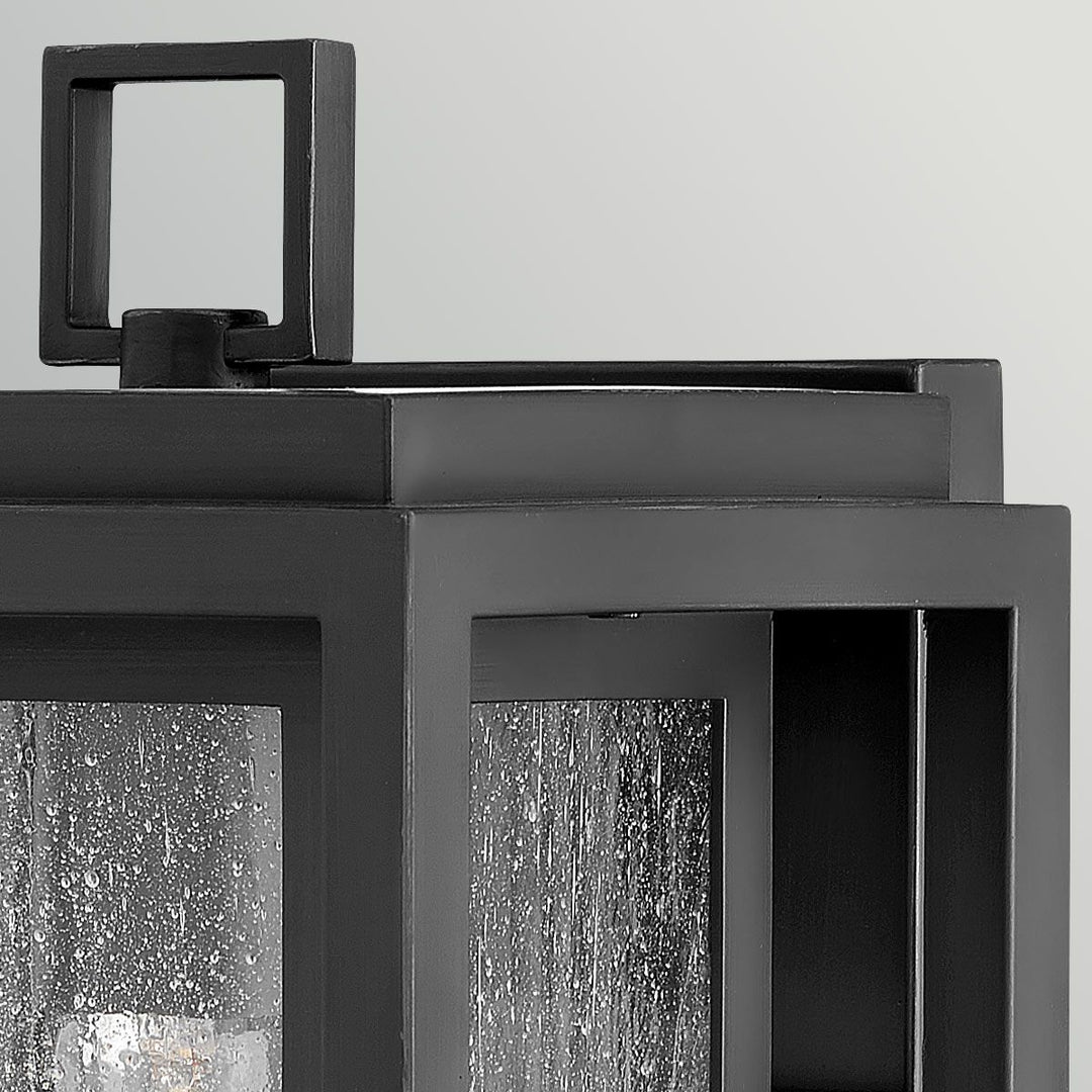 Hinkley HK-REPUBLIC-S-BK Republic 1 Light Small  Outdoor Lantern Black