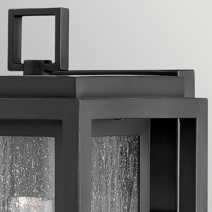Hinkley HK-REPUBLIC-S-BK Republic 1 Light Small  Outdoor Lantern Black